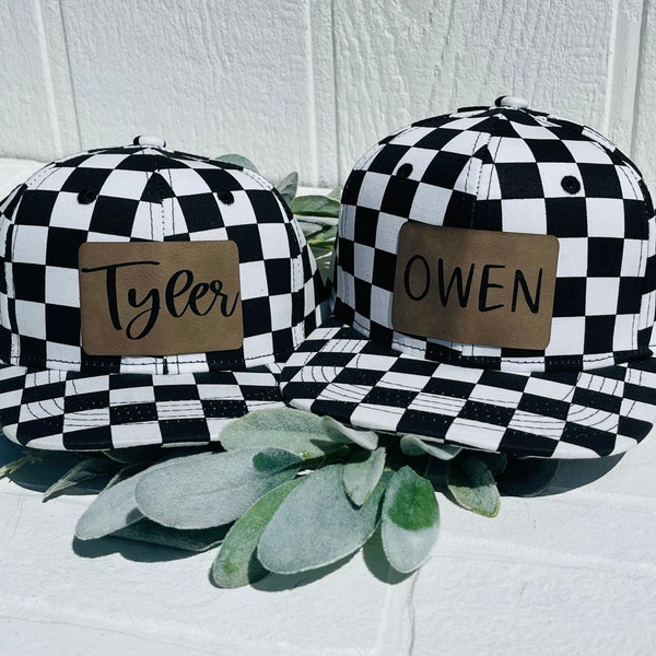 Checkered Hat Etsy