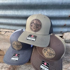 Jesus Made Me A Fisher Of Men Christian Richardson Leatherette Patch Hat