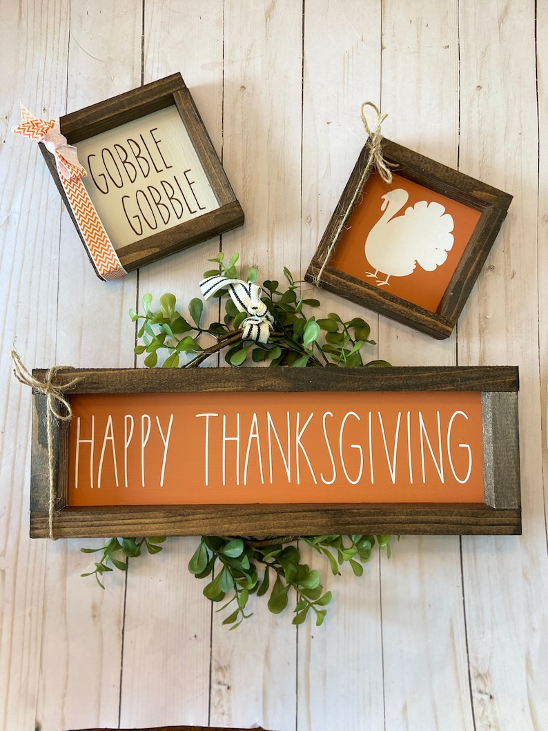 Thanksgiving Farmhouse Decor Signs image 4