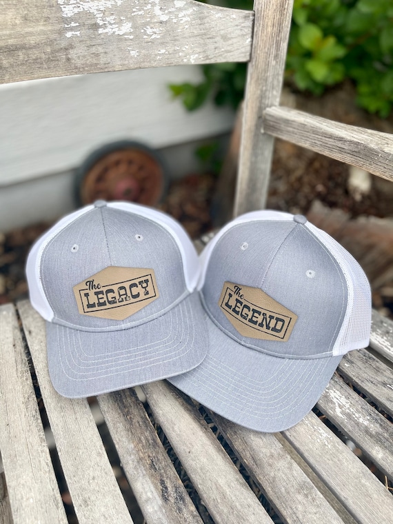 The Legend, The Legacy Matching Hats - Father's Day hat gift - Father/son  SnapBack trucker caps