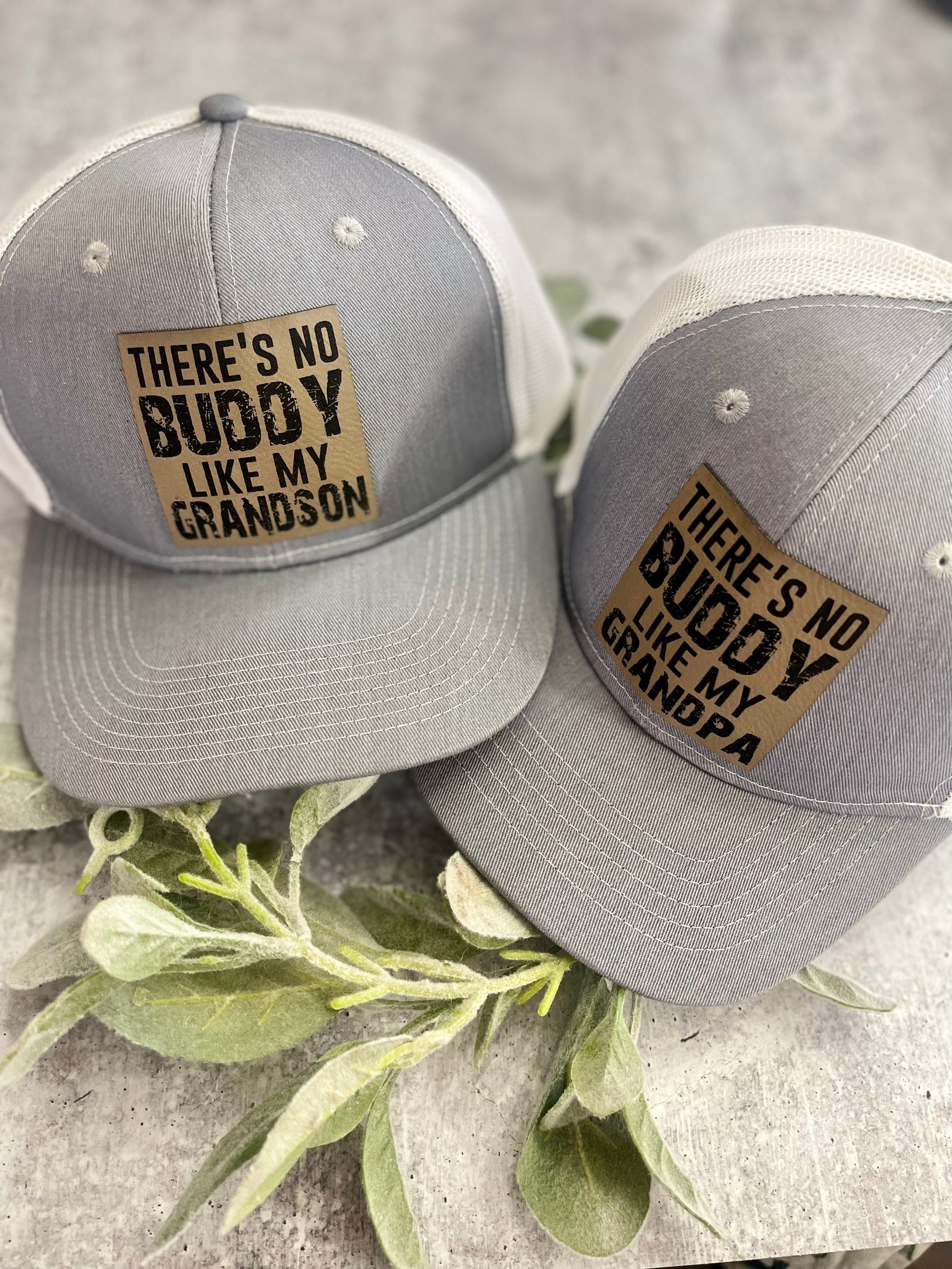 Matching Grandpa Hats Grandson Fathers Day Hats No Buddy