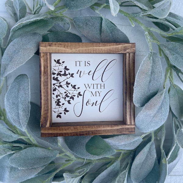 It is Well With My Soul Etsy