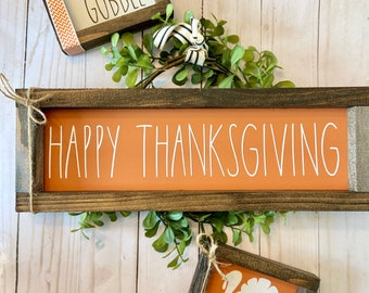 Thanksgiving Farmhouse Decor Signs