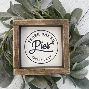専用です　アンティーク　木製サインプレート　BAKED PIESアメリカ Fresh Baked Pies Sign - Etsy