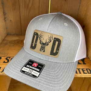 Richardson 112 Antler Dad Hat - Deer Hunter Gift - Men&#39;s SnapBack Adjustable Hat - Dad Gift