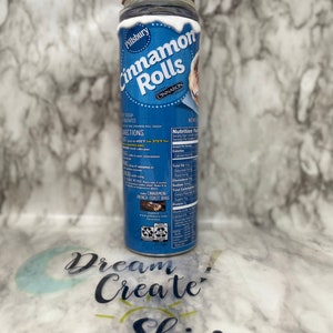 Cinnamon Roll 3D Tumbler, Pillsbury Cinnamon Rolls Tumbler Wrap, Faux Cinnamon Rolls with icing cup