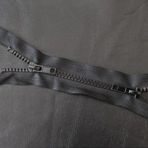 Reißverschlüsse 2 Wege teilbar 80 cm lang Kettenbreite 6 mm (Nummer 5) Kunststoff grobe Zähne
