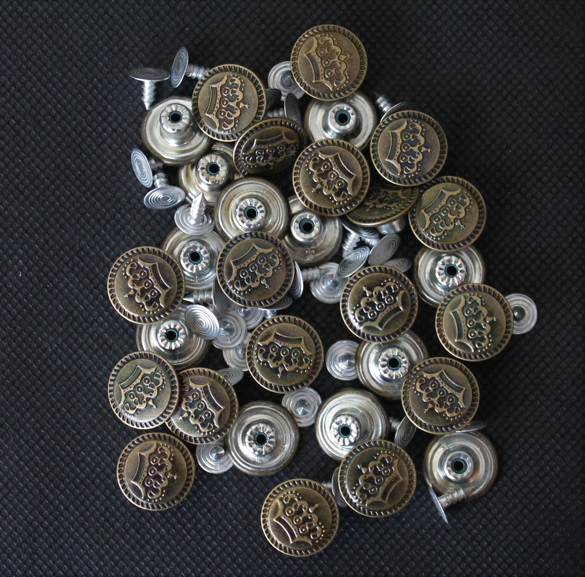 Jean buttons buttons trouser buttons metal stainless rust Etsy