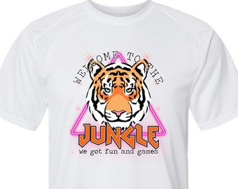 Welcome to the Jungle Tigers school team spirit wear t-shirt