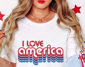 I love America t-shirts.