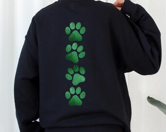 Custom Cougars spirit wear with paw prints t-shirts, sweatshirts & hoodies.