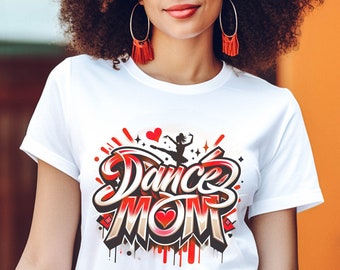 Dance Mom airbrushed spirit wear t-shirts.