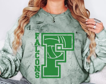 Personalized Volleyball Team Shirt: Comfort Colors Color Blast Tee