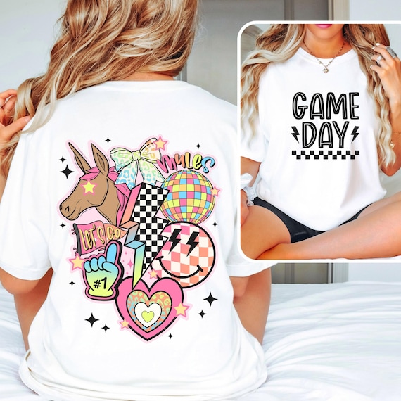 Mules Game Day t-shirts for kids and adults.
