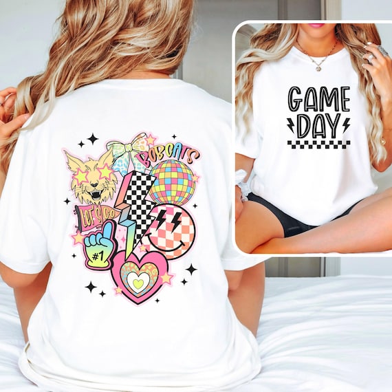 Bobcats Game Day t-shirts for kids and adults.