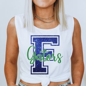 Custom College Mascot University Custom Bella Canvas ladies muscle tank tops