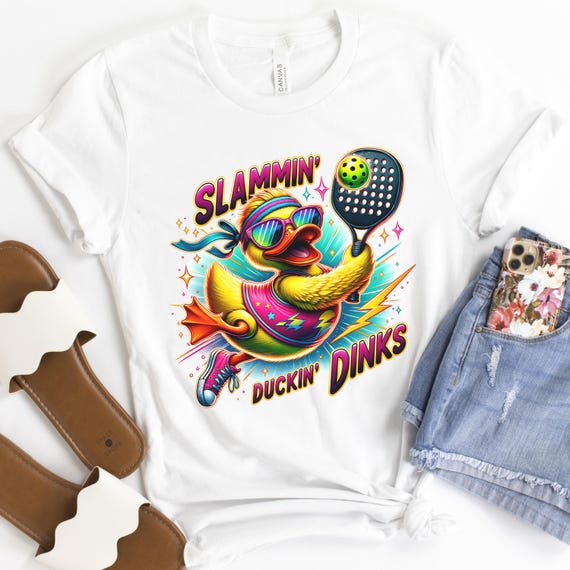 Slammin' Duckin' Dinks Pickleball t-shirts & hoodies