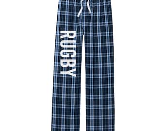 Custom Rugby plaid lounge pants