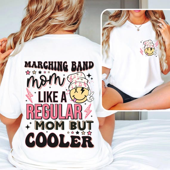 Cool Band Mom t-shirts.