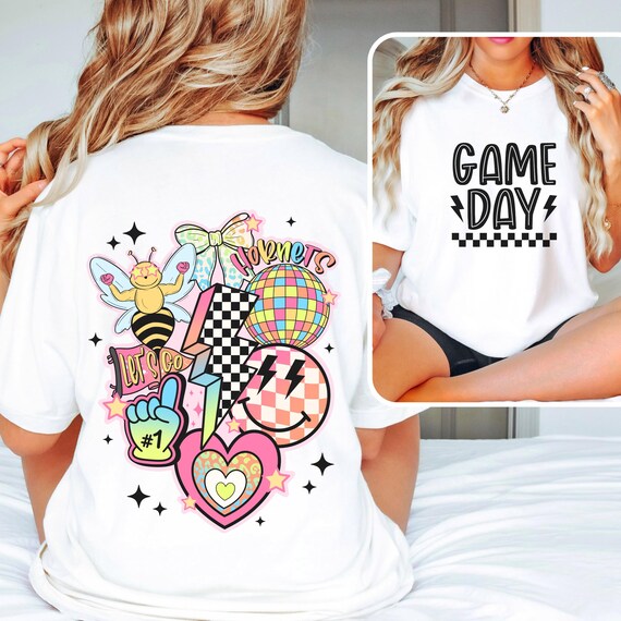 Hornets Game Day t-shirts for kids and adults.