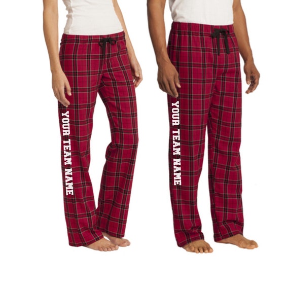 School Spirit Red Plaid Buffalo Flannel 
