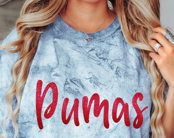 Adult Comfort Colors color blast t-shirts & sweatshirts with Pumas in your choose of print finish.