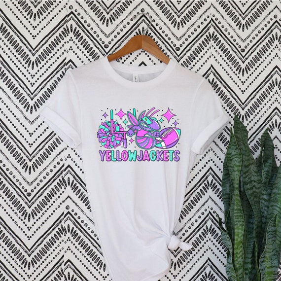 Jackets football cheerleader spirit wear t-shirts.