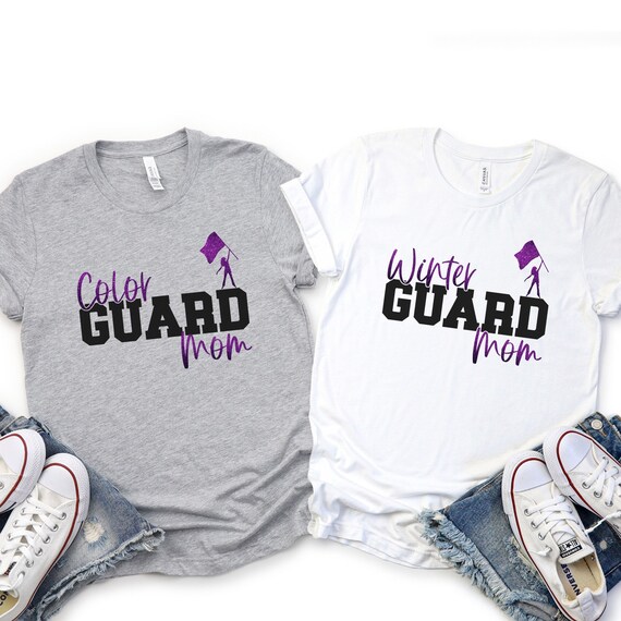 Color guard mom shirts Clearance