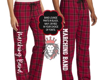 Custom Marching Band lounge pants