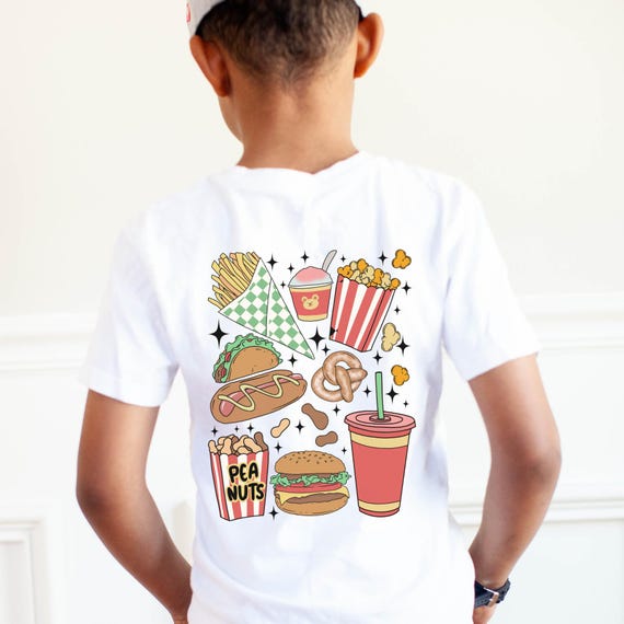 I’m Just Here for the Concessions Shirt, Funny Sports Mom Tee, Stadium Snack Shirt, Two-Sided Game Day Shirt, Softball Baseball Spirit Wear