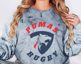 Pumas rugby Adult Comfort Colors color blast t-shirts & sweatshirts.