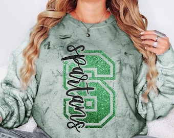 Custom Spartans Spirit Wear on Comfort Colors Color Blast t-shirts & sweatshirts