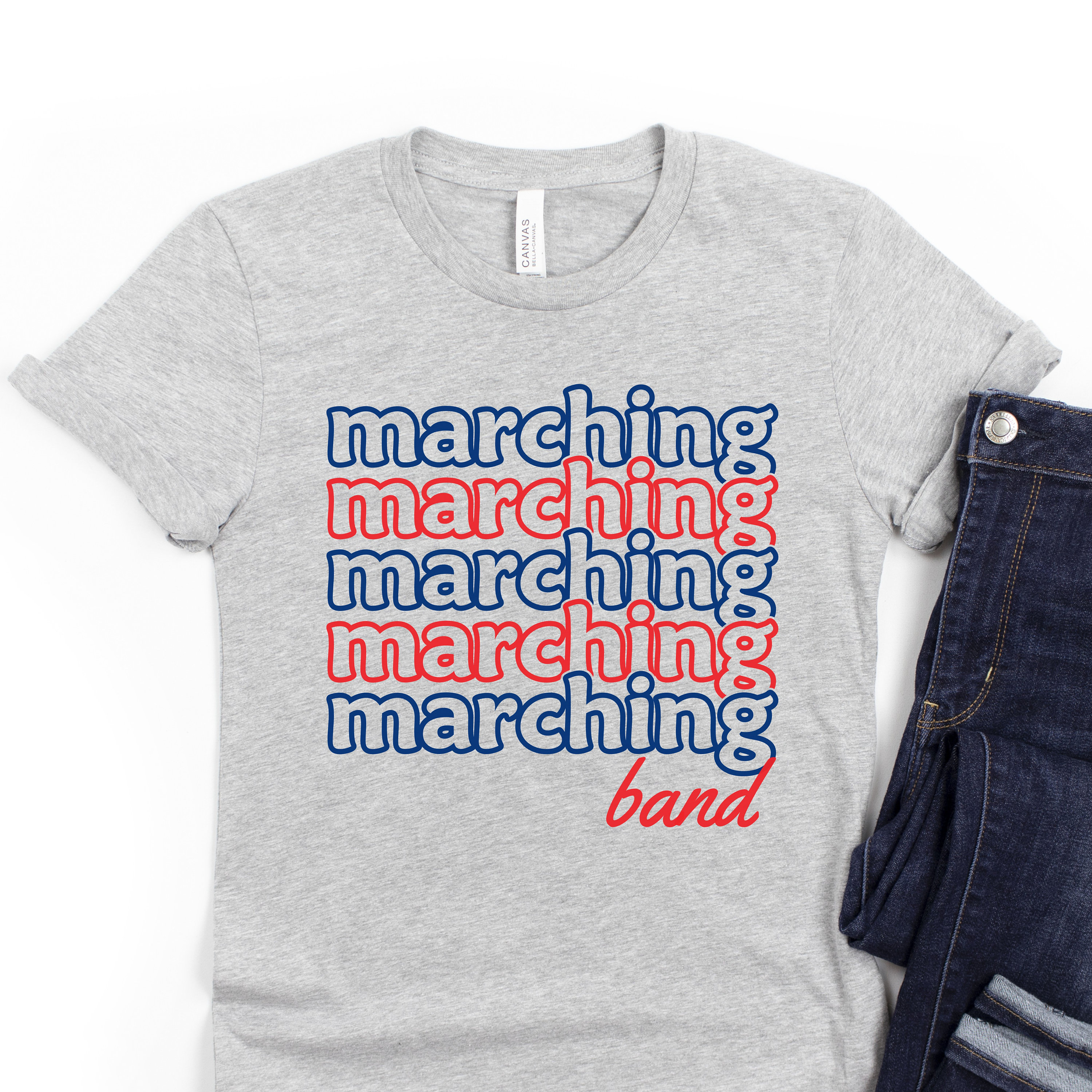 Retro marching band on tshirts sweatshirts and hoodies. Etsy