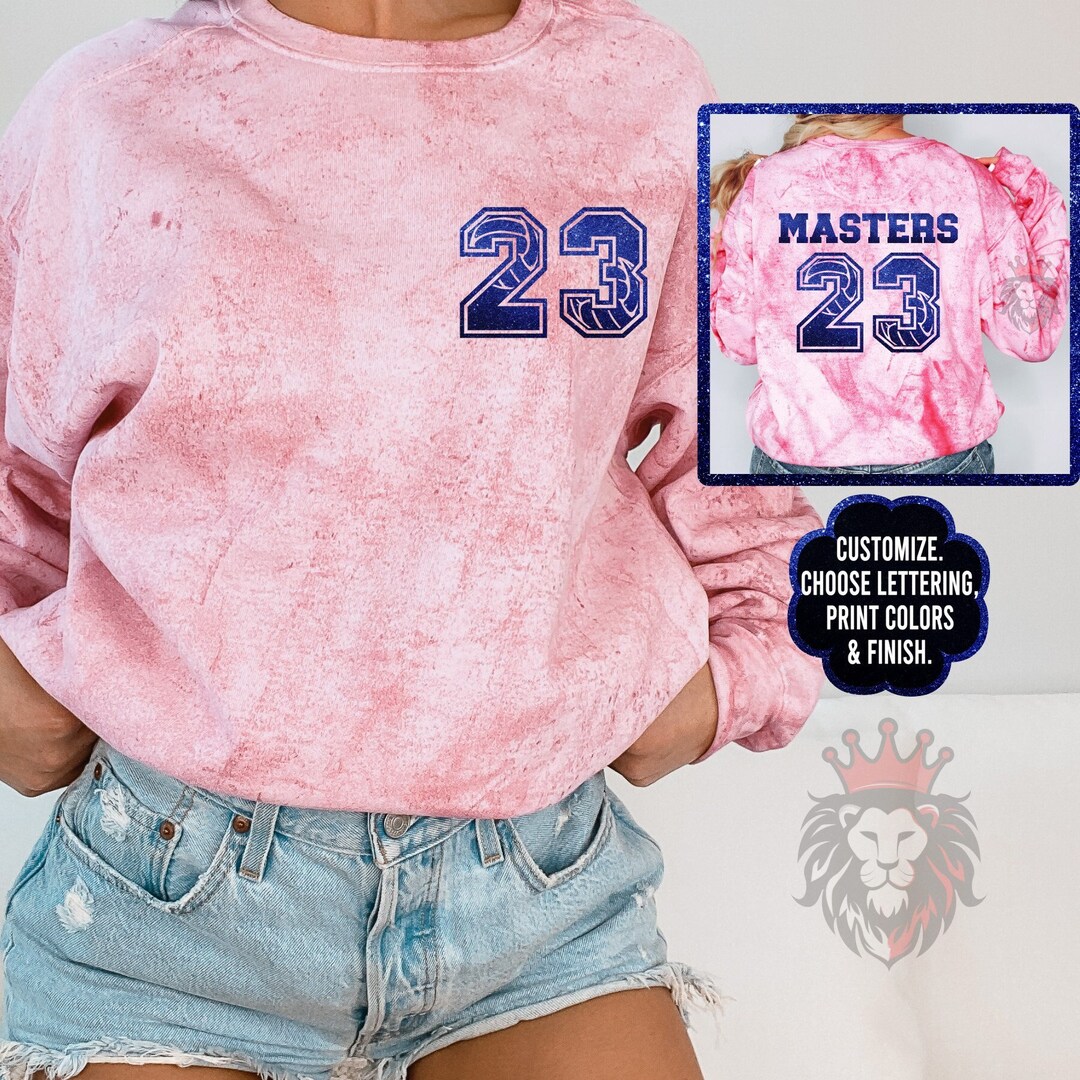 Custom Volleyball Spirit Wear on Comfort Colors Color Blast Etsy