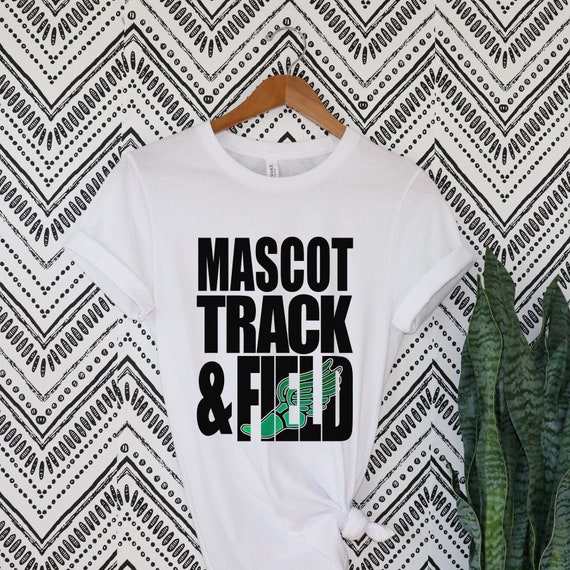 Custom Track & Field shirts, sweatshirts, hoodies, or tank top. Personalized Track with mascot.