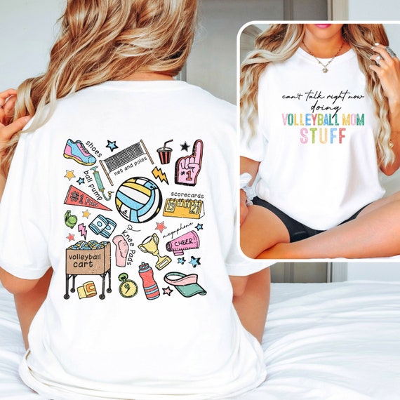 Funny Volleyball Mom T-Shirt: Trendy Team Mama Gift