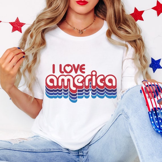 I love America t-shirts.