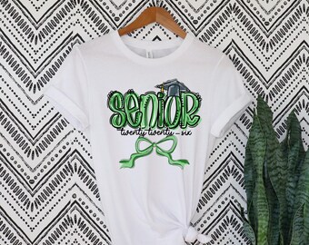 Class of 2026 doodle ribbon senior t-shirts & hoodies