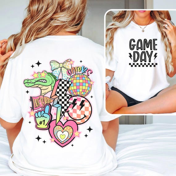 Gators Game Day t-shirts for kids and adults.