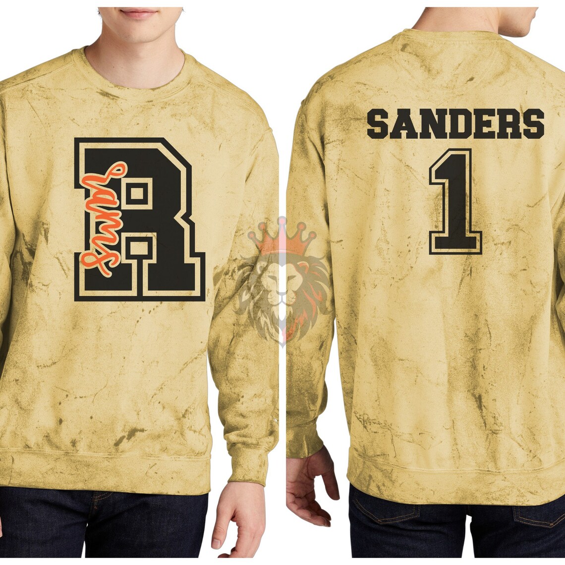 Custom Rams Spirit Wear on Comfort Colors Color Blast T-shirts ...