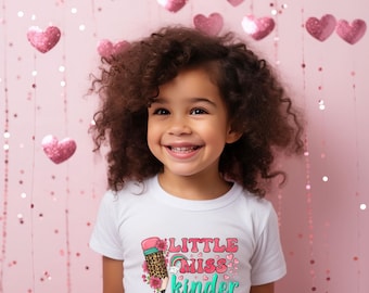 Girls back-to-school Little Miss student t-shirts