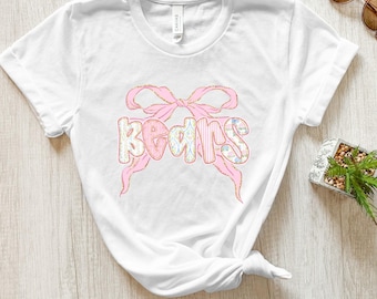 Bears Pink Out Bow T-Shirt: Feminine Spirit Wear