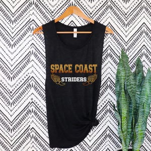 Custom and personalized Track and Field ladies muscle tank tops