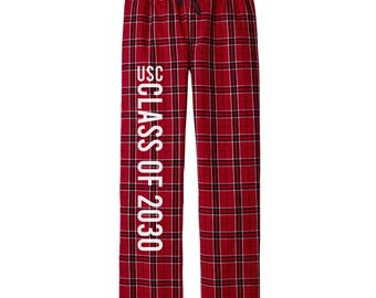Custom Senior with graduation year lounge plaid pants