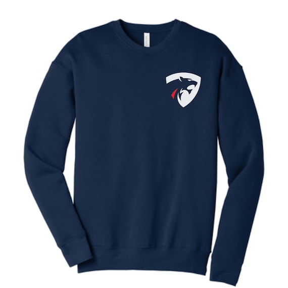 Pumas rugby logo Bella Canvas adult drop shoulder sweatshirts.