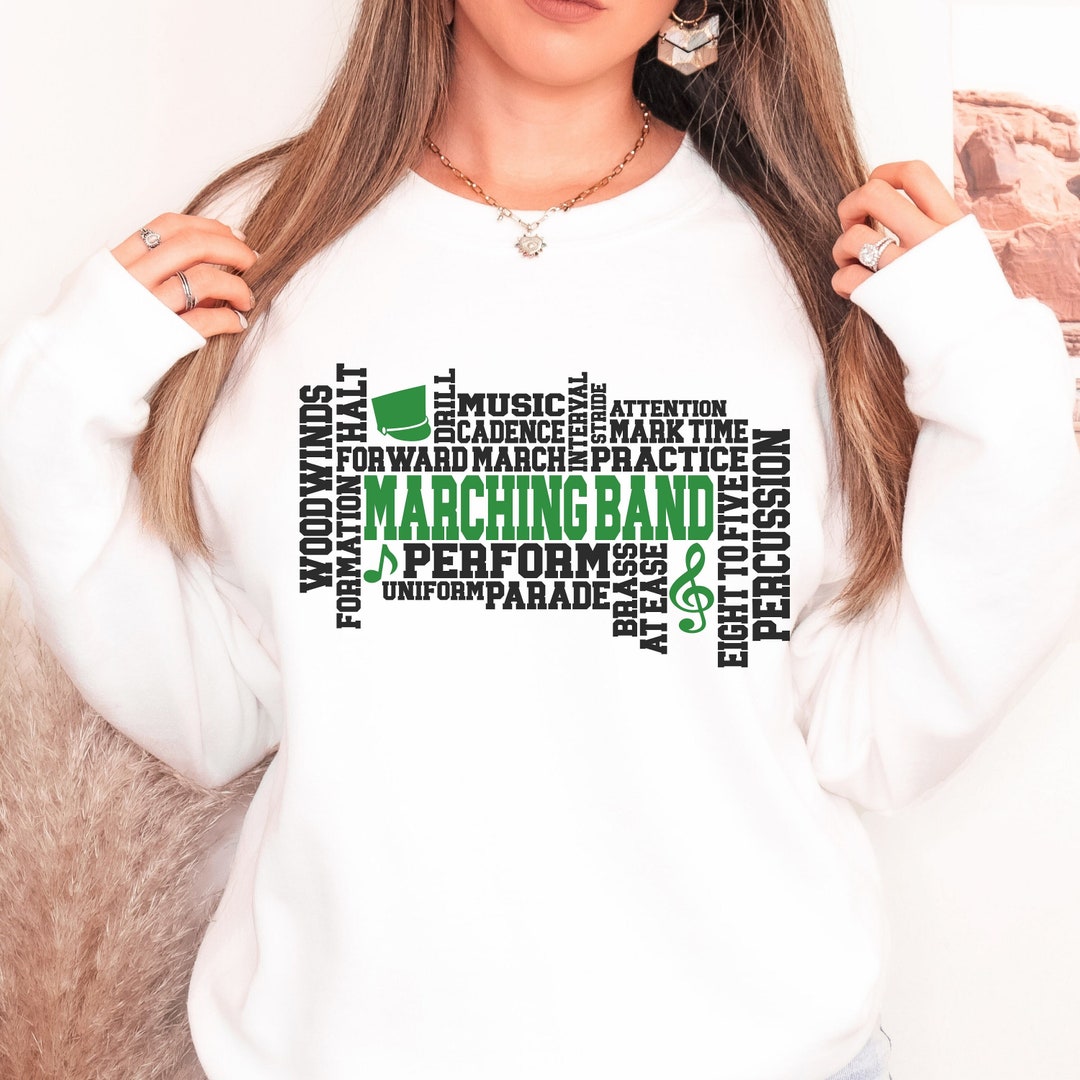 Custom Marching Band Spirit Wear Shirts, Sweatshirts and Hoodies. Etsy