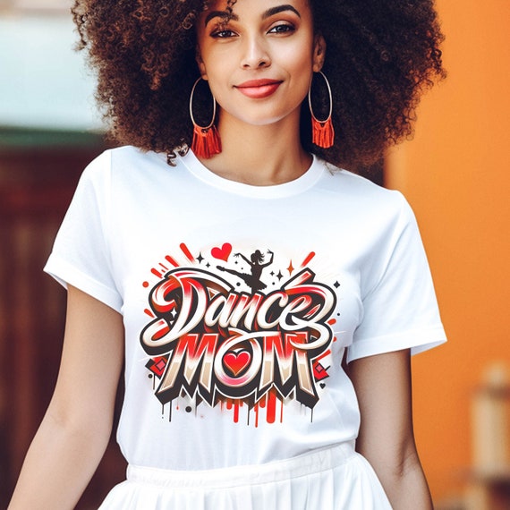 Dance Mom airbrushed spirit wear t-shirts.