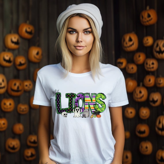 Custom Halloween Mascot shirts.