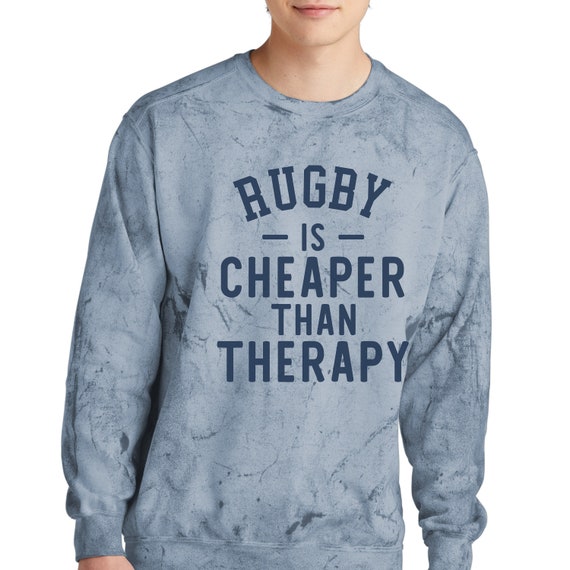 Rugby is cheaper than therapy spirit wear on an Ocean Comfort Colors color blast t-shirts & sweatshirts.