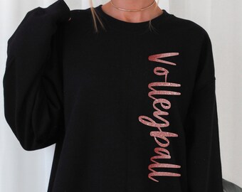 Custom and personalized Mascot spirit wear on Bella Canvas sweatshirts.